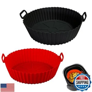 Air Fryer Silicone Pot, Air Fryer Silicone Basket Bowl, Silicone Baking Tray - Picture 1 of 5