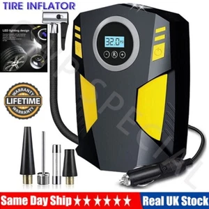 Electric Corded 12V 150PSI Car Tyre Inflator Pump Portable Air Compressor Pump - Picture 1 of 18