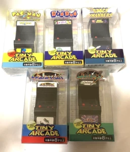 TINY ARCADE Miniature Arcade Game Lot 5 Pac Man,Space invaders etc. 1/18 scale
