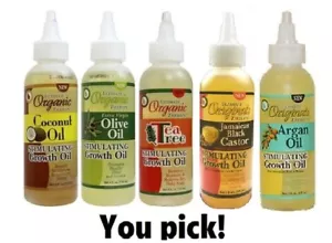 Africa's Best Organic Stimulating Growth Hair Oil 4oz-Coconut,Tea tree,olive oil - Picture 1 of 8