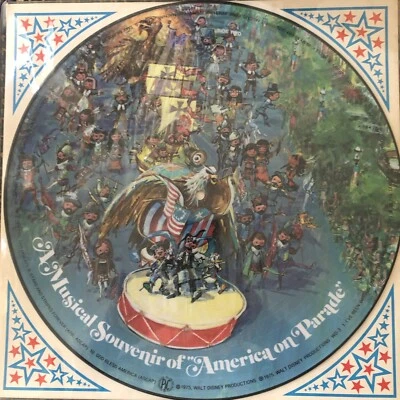 A MUSICAL SOUVENIR OF AMERICA ON PARADE Walt Disney EX PICTURE DISC LP - Image 1 of 2