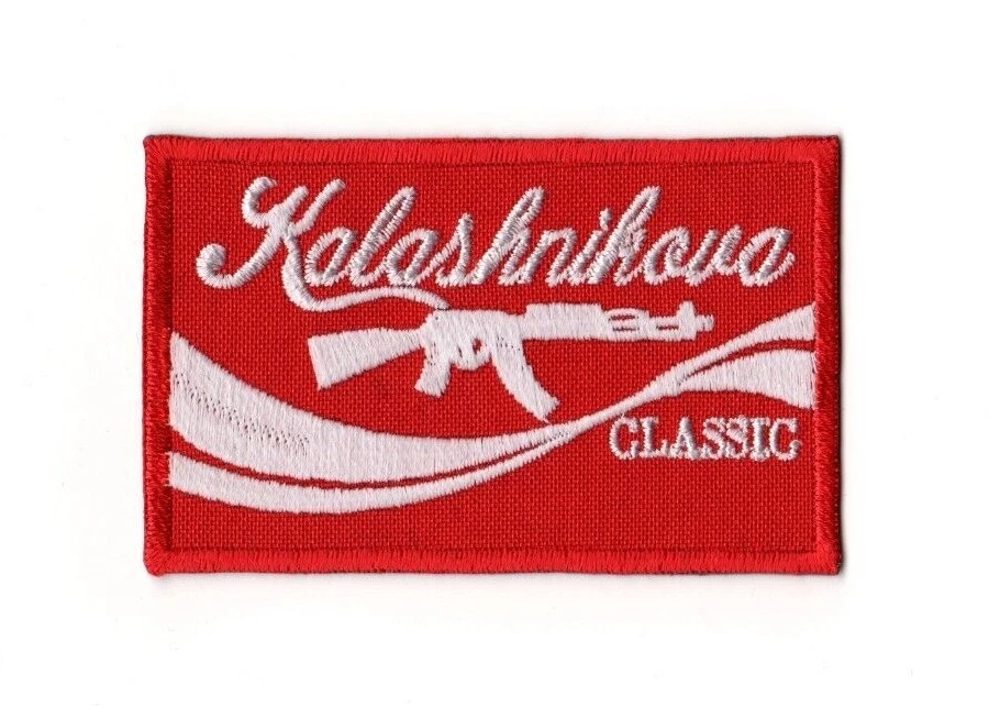Kalashnikov Coca Cola Patch I Kalashnikova AK-47 Classic Military Rifle Parady - Image 1 of 1