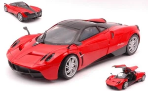 MODELLINO AUTO STATICO MOTORMAX PAGANI HUAYRA 2012 ROSSO MODELLISMO SCALA 1/18 - Foto 1 di 5