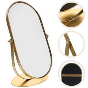 Cosmetics Mirror Desktop Makeup Mirror Multifunctional Mirror Desktop Metal - Picture 1 of 12