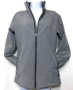 The North Face SoftShell Windwall Jacket Womens S Full Zip Grey Pockets - Picture 1 of 15