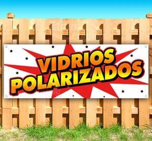 Vidrios Polarizados Advertising Vinyl Banner Flag Sign Many Sizes USA SPANISH - Picture 1 of 6