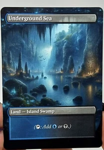 Underground Sea Proxy Card with Custom designed art - Picture 1 of 2