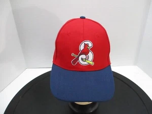 St Louis Cardinals Baseball Hat Mens Red Blue Curve Bill Hook Loop Adjustable - Picture 1 of 10