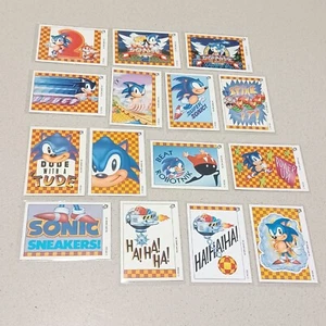 1993 Topps Sonic the Hedgehog Tails Sega Genesis AUFKLEBER 14 Karten Lot. gebraucht - Bild 1 von 8