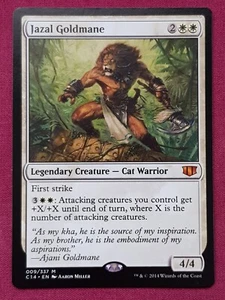 Magic The Gathering COMMANDER 2014 C14 JAZAL GOLDMANE white card MTG - Picture 1 of 2
