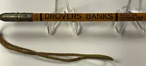 Drovers Banks, Chicago matita pubblicitaria vintage con corda - Foto 1 di 11