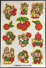 Vintage Scratch & Sniff Stickers - Mark 1 - Skin Tattoos - Cherry Fairies - 1984