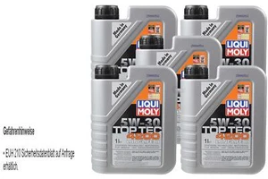 5X 1 Litro LIQUI MOLY Top Tec 4200 5W-30 Aceite Motor Incl. Juego De Servicio - Imagen 1 de 4