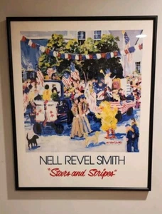 Nell Revel-Smith Stars And Stripes Print signiert - Bild 1 von 2