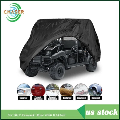 Capa de armazenamento de veículo utilitário à prova d'água para Kawasaki Mule 4000 4010 Trans SE EUA - Imagem 1 de 4