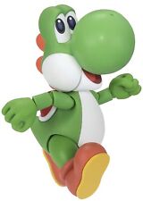 S.H. Figuats Super Mario Yoshi About 110mm PVC & ABS Painted Movable Figu...