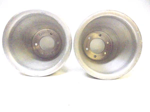 GO CART-GO KART-QUARTER MIDGET WHEEL HALVES-(2) RACING-DIRT-ASPHALT-OVAL-VAN K - Picture 1 of 4