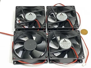 4 Pieces GDStime Fan 24v 3d printer GDA 8025 80mm 25mm 2pin Brushless DC G14 - Picture 1 of 2