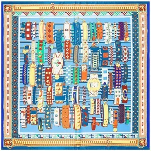 Square Foulard Silk Scarves Bufandas Hijab Wraps Women Fashion Accessories 1pc S - Picture 1 of 18