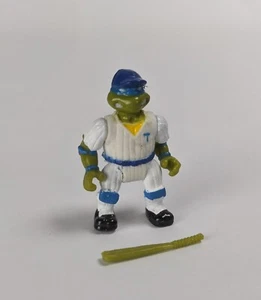 1994 TMNT Mini Mutants Ninja Turtles Baseball ⚾ Leonardo Complete Action Figure - Picture 1 of 2