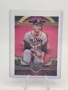2024 Topps Triple Threads #199 Eddie Mathews Pink /125 Braves - Picture 1 of 2