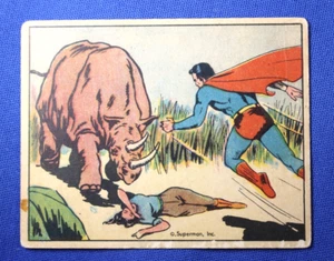 1940 Gum - Superman - #42 "Danger in the Jungle" - Good Condition - Picture 1 of 6