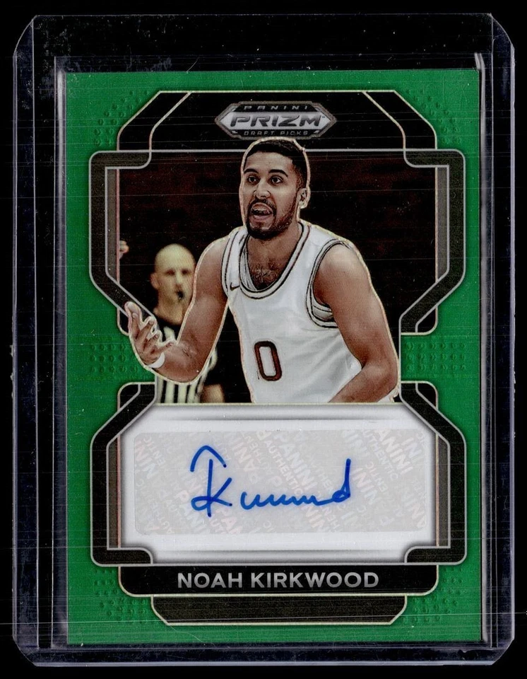 2022-23 PRIZM DRAFT GREEN AUTO NOAH KIRKWOOD - Image 1 of 1