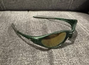 Oakley Minute FMJ Gunmetal Emerald Iridium Green 04-501 Gen 2 Sunglasses! ~ LQQK - Picture 1 of 13