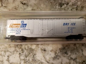 Model Power N Scale #4028, 50' Refrigerator Car -Therm Ice/Dry Ice, Plastic Case - Picture 1 of 11