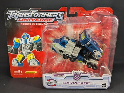 Transformers Universe Barricade SELLADO Hasbro 2004 Bruticus Maximus Energon Foto 1 de 4