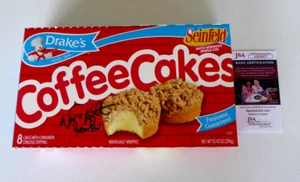 Wayne Knight signed Drakes Coffee Cakes Box Autogramm, Seinfeld, Newman, JSA COA - Bild 1 von 4