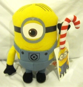 Despicable Me Minion One Eye 6" Peluche con Bastón de Caramelo-Pelpa Minion Navidad - Imagen 1 de 1