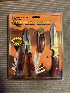 Appalachian Trail, 3-pc Multi-Purpose Tool Knife Set, Model #240812 - Picture 1 of 11