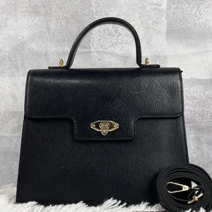 VALENTINO GARAVANI Leather 2way Shoulder Bag Authentic - Picture 1 of 10