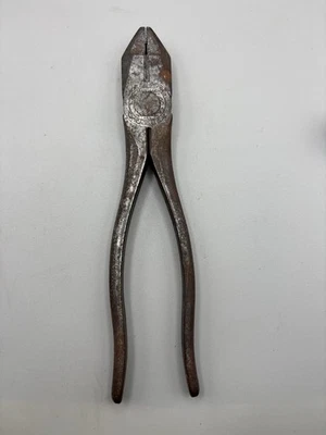"ALICATES DE LINIERO KLEIN TOOLS 1947 VINTAGE - 8,5"" - Herramientas coleccionables EE. UU. Foto 1 de 4