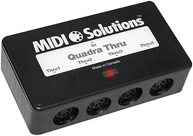 MIDI MID-5990 Solutions Quadra 1-in 4-out Midi Thru Box - Bild 1 von 1
