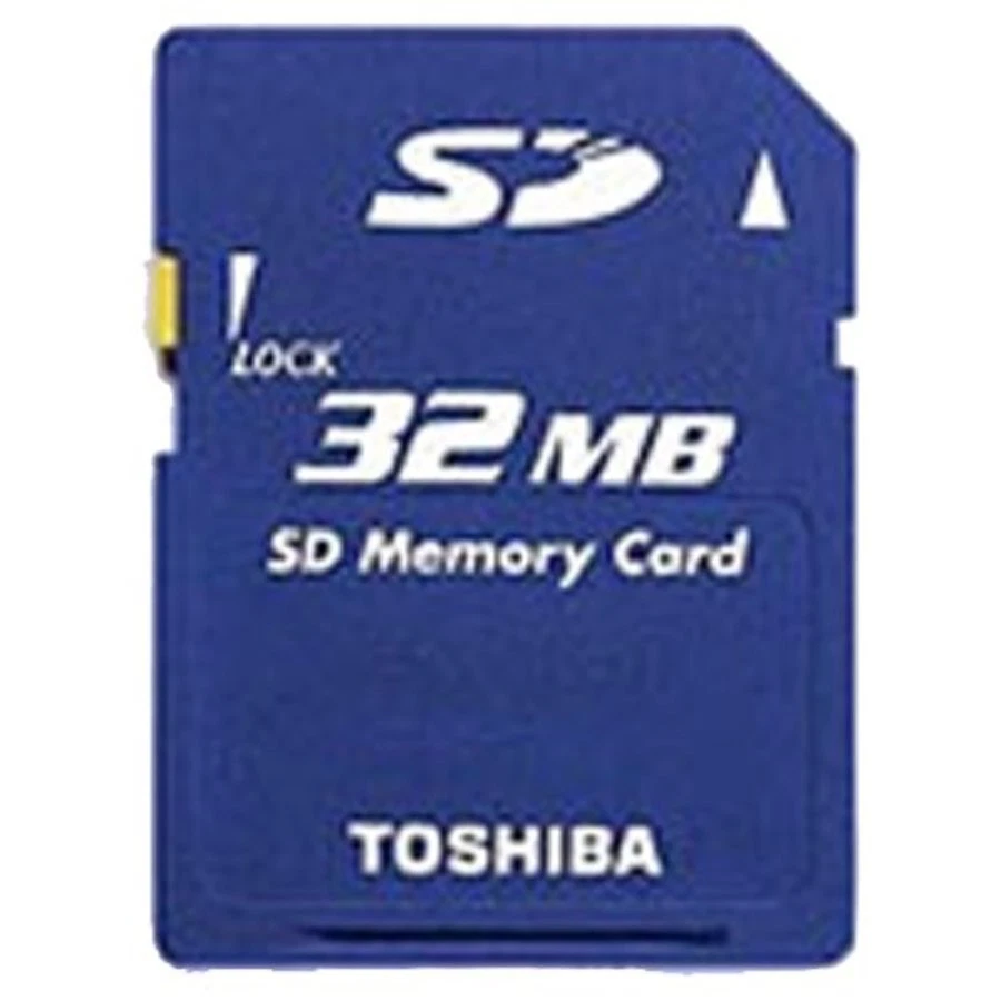 Toshiba 32MB SD Card for e310 e330 e335 e740 e755 Pocket PC (SDM3203B3) - Image 1 of 1