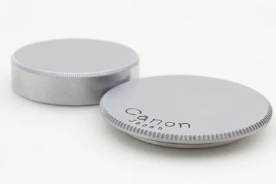 [Near MINT]  Canon Metal Body & Lens Rear Cap Silver Leica Screw L39 From JAPAN - Image 1 of 4
