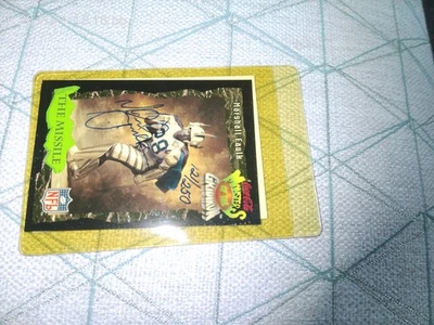 1994 Marshall Faulk Coca-Cola Monsters of the Gridiron#13 (RC) (AUTOGRAPHED) - Image 1 of 2