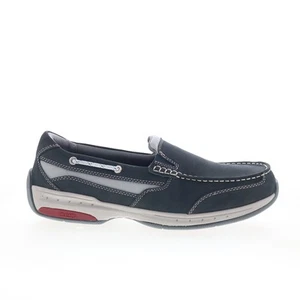 Dunham Captain Venetian CI8215 Mens Blue Loafers & Slip Ons Boat Shoes 10 - Picture 1 of 8