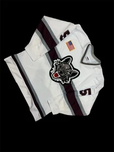 Vintage White Chicago Wolves IHL Hockey Jersey Size Xl - Picture 1 of 4