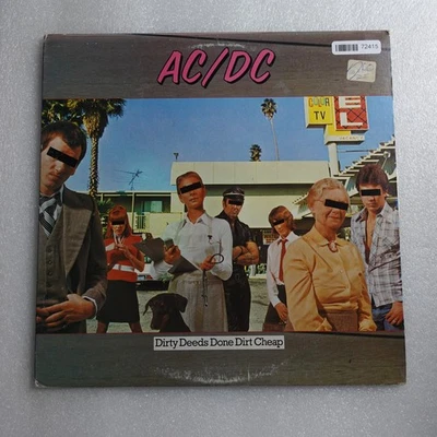 ACDC Dirty Deeds Done Dirt Cheap LP Vinyl Album Record Rock - Image 1 of 4