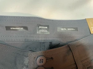 Prana Hose Damen 14 TL grau Halle Zip wandelbar Capri gerade Wandern Stretch - Bild 1 von 4