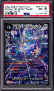 2022 Dragon Ball S Secret Rare Son Gohan, Beyond the Ultimate #BT19-152 PSA 10 - Bild 1 von 2
