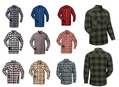 Camicia di flanella camicia di flanella boscaiolo camicia cotone camicia a quadri camicia da lavoro - Immagine 1 di 3