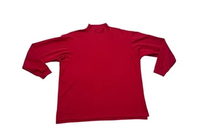 Sudadera Footjoy De Colección Para Hombres Talla XL Roja Manga Larga Simulada Cuello Tortuga EE. UU. Golf Foto 1 de 4