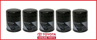 JUEGO DE (5) FILTROS DE ACEITE ORIGINALES TOYOTA LEXUS OEM repuesto para 90915-YZZD3 Foto 1 de 2