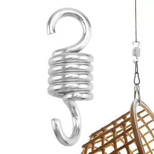 Heavy Duty Suspension Hook Spring For Garden Swing Hammock Chair - Picture 1 of 14