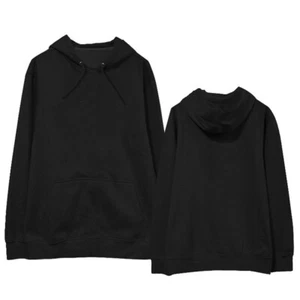 Kpop Pullover Sudadera con Capucha Informal Sudadera Manga Larga Clásica Prendas para el torso - Imagen 1 de 2