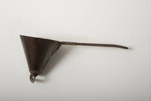 Vintage Tinsmith Made Ice Cream Scoop (B3L) Cone Shape w/ Key Twist (JSF6) - Picture 1 of 10
